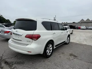 2014 Infiniti QX80 z VIN JN8AZ2NF3E9554806, wystawiony jako Copart lot #59925155 z przebiegiem 185 769 mil mil oraz Czysty tytuł • Clean title. Historia ofert i sprzedaży dostępna na DreamBid. Obrazek 4.