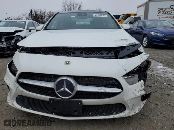 2022 Mercedes-Benz A 220 with VIN W1K3G4FB6NJ355576, listed as a Copart auction lot 41506835 with 24,954 mi miles and Salvage Title. Bid and sale history available at DreamBid. Image 5.
