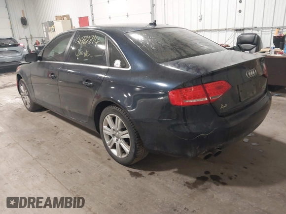 2011 Audi A4 2.0T Premium Plus with VIN WAUFFAFL4BN043694, listed as a IAAI auction lot 41882894 with 100,327 mi miles. Bid and sale history available at carsss.com. Image 3.