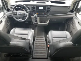 2022 Ford Transit Cargo with VIN 1FTBR1C8XNKA05854, listed as a Copart auction lot 57170555 with 119,996 mi miles and Salvage title. Bid and sale history available at DreamBid. Image 8.