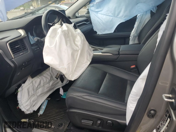 2022 Lexus RX 350 with VIN 2T2HZMDA4NC326539, listed as a Copart auction lot 58724655 with 8,869 mi miles and Salvage title. Bid and sale history available at DreamBid. Image 7.