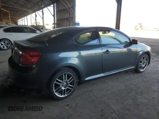 2005 Scion tC with VIN JTKDE177950027533, listed as a Copart auction lot 77613954 with 179,691 mi miles and Salvage Title. Bid and sale history available at carsss.com. Image 3.