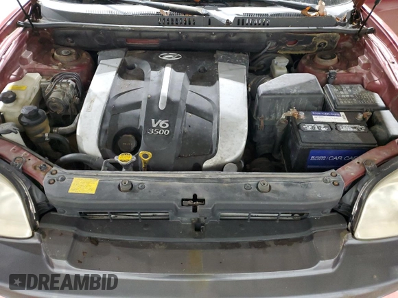 2005 Hyundai Santa Fe GLS with VIN KM8SC13E45U881925, listed as a Copart auction lot 41465615 with 162,152 mi miles and Clean Title. Bid and sale history available at carsss.com. Image 12.