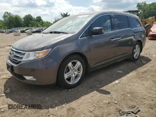 2013 Honda Odyssey Touring with VIN 5FNRL5H92DB087678, listed as a Copart auction lot 63158645 with 224,303 mi miles and Clean title. Bid and sale history available at DreamBid. Image 1.