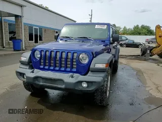 2018 Jeep Wrangler Unlimited Sport S with VIN 1C4HJXDN7JW252986, listed as a Copart auction lot 57256905 with 92,550 mi miles and Salvage title. Bid and sale history available at DreamBid. Image 13.