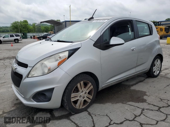2015 Chevrolet Spark LT with VIN KL8CD6S98FC718038, listed as a Copart auction lot 54626165 with 185,516 mi miles and Clean Title. Bid and sale history available at carsss.com. Image 1.