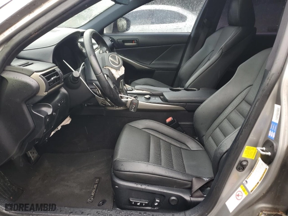 2017 Lexus IS with VIN JTHBA1D29H5049525, listed as a Copart auction lot 50598055 with 28,134 mi miles and Salvage Title. Bid and sale history available at carsss.com. Image 7.