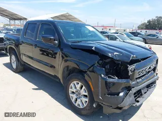 2022 Nissan Frontier S with VIN 1N6ED1EJ3NN689489, listed as a IAAI auction lot 42095990 with 46,338 mi miles. Bid and sale history available at carsss.com. Image 1.