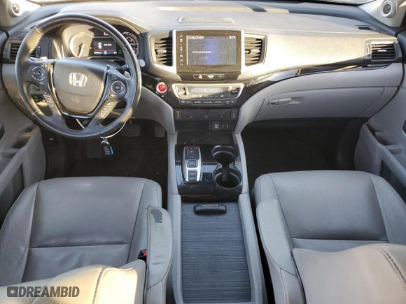2017 Honda Pilot Touring with VIN 5FNYF5H91HB001558, listed as a Copart auction lot 82887424 with 91,542 mi miles and Salvage Title. Bid and sale history available at carsss.com. Image 8.