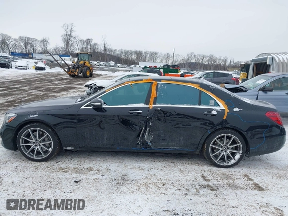 2019 Mercedes-Benz S 560 with VIN WDDUG8GB5KA433531, listed as a IAAI auction lot 41393877 with 106,653 mi miles and . Bid and sale history available at carsss.com. Image 14.