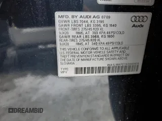 2010 Audi Q7 Premium Plus with VIN WA1LMAFE7AD000835, listed as a Copart auction lot 45984715 with 170,994 mi miles and Non repairable. Bid and sale history available at DreamBid. Image 13.
