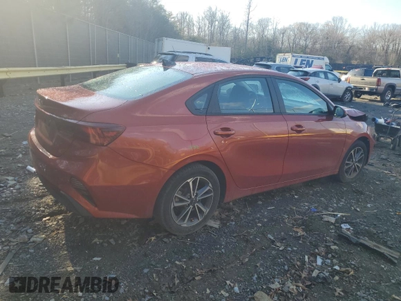 2022 Kia Forte LXS with VIN 3KPF24AD8NE467713, listed as a Copart auction lot 47357245 with 107,267 mi miles and Salvage Title. Bid and sale history available at carsss.com. Image 3.