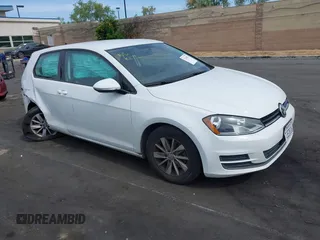 2015 Volkswagen Golf TSI S z VIN 3VW817AU1FM023073, wystawiony jako IAAI lot #42228823 z przebiegiem 80 255 mil mil oraz . Historia ofert i sprzedaży dostępna na DreamBid. Obrazek 1.