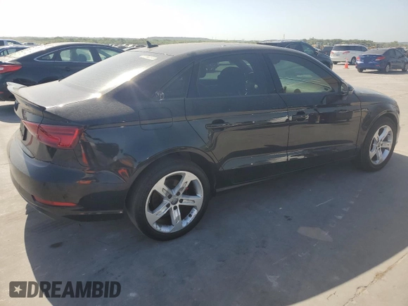2017 Audi A3 Sedan Premium with VIN WAUAUGFF8H1037670, listed as a Copart auction lot 59986454 with 93,356 mi miles and Salvage Title. Bid and sale history available at carsss.com. Image 3.