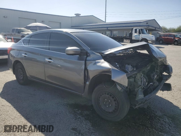 2017 Nissan Sentra S with VIN 3N1AB7AP3HY316743, listed as a Copart auction lot 76824164 with 112,575 mi miles and Salvage Title. Bid and sale history available at DreamBid. Image 4.