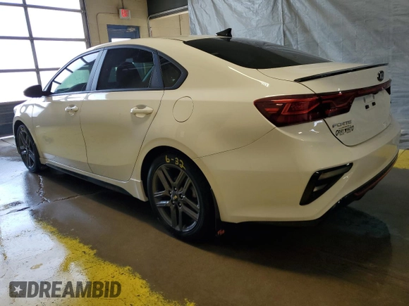2021 Kia Forte GT-Line z VIN 3KPF34AD5ME325461, wystawiony jako Copart lot #60165355 z przebiegiem 72 093 mil mil oraz Czysty tytuł • Clean title. Historia ofert i sprzedaży dostępna na DreamBid. Obrazek 2.