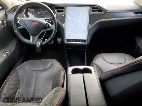 2014 Tesla Model S 60 with VIN 5YJSA1H14EFP28471, listed as a Copart auction lot 73715834 with 99,442 mi miles and Clean Title. Bid and sale history available at DreamBid. Image 8.