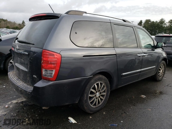 2012 Kia Sedona EX with VIN KNDMH4C7XC6488806, listed as a Copart auction lot 39989144 with 186,622 mi miles and Salvage Title. Bid and sale history available at carsss.com. Image 3.