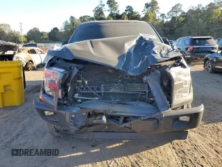 2017 Ford F-150 XL with VIN 1FTEW1CGXHKD42803, listed as a Copart auction lot 52357785 with 129,309 mi miles and Salvage title. Bid and sale history available at DreamBid. Image 5.
