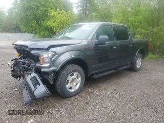 2019 Ford F-150 XL with VIN 1FTEW1EP3KFC50235, listed as a Copart auction lot 55502775 with 104,302 mi miles and Salvage title. Bid and sale history available at DreamBid. Image 1.