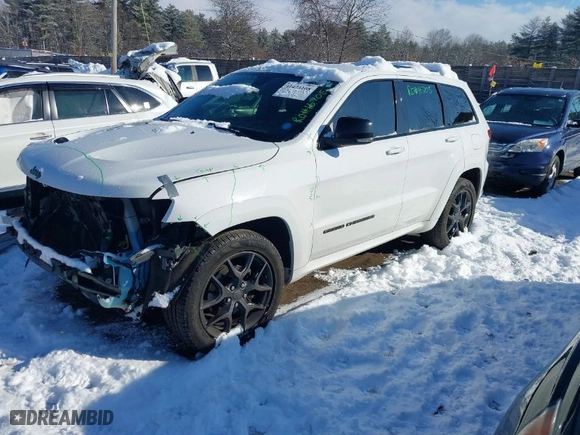 2019 Jeep Grand Cherokee Limited with VIN 1C4RJFBG3KC840468, listed as a IAAI auction lot 41424108 with 78,301 mi miles. Bid and sale history available at carsss.com. Image 2.