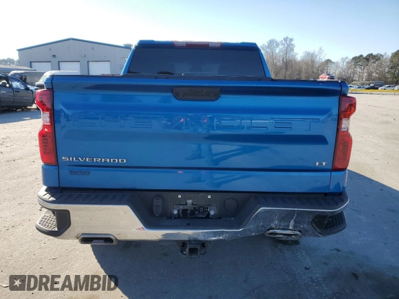 2022 Chevrolet Silverado 1500 LT with VIN 1GCUDDET1NZ607687, listed as a Copart auction lot 88937675 with 59,934 mi miles and Salvage Title. Bid and sale history available at DreamBid. Image 6.