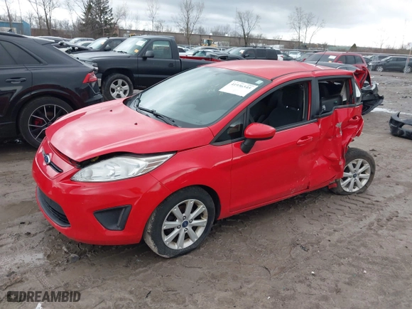 2012 Ford Fiesta SE with VIN 3FADP4EJ0CM161199, listed as a IAAI auction lot 41936545 with 160,303 mi miles. Bid and sale history available at carsss.com. Image 17.