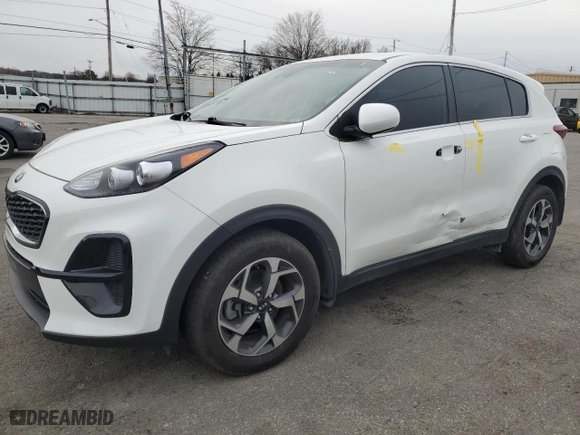 2020 Kia Sportage LX with VIN KNDPM3AC1L7815543, listed as a Copart auction lot 50355985 with 66,420 mi miles and Salvage Title. Bid and sale history available at carsss.com. Image 1.