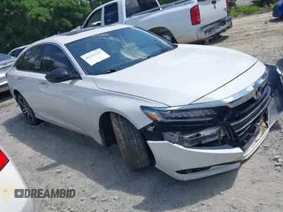 2021 Honda Accord Touring with VIN 1HGCV2F98MA015203, listed as a IAAI auction lot 42313124 with 55,530 mi miles and . Bid and sale history available at DreamBid. Image 1.