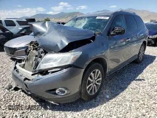 2016 Nissan Pathfinder Platinum with VIN 5N1AR2MM0GC606664, listed as a Copart auction lot 62821005 with 133,182 mi miles and Salvage title. Bid and sale history available at DreamBid. Image 1.