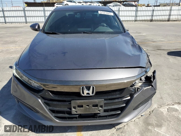 2019 Honda Accord Sport with VIN 1HGCV2F31KA006187, listed as a Copart auction lot 57323625 with 108,562 mi miles and Salvage title. Bid and sale history available at DreamBid. Image 5.