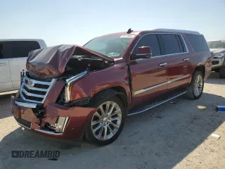 2020 Cadillac Escalade ESV Luxury z VIN 1GYS4HKJ5LR217328, wystawiony jako Copart lot #47279645 z przebiegiem 93 505 mil mil oraz Szkoda całkowita • Salvage title. Historia ofert i sprzedaży dostępna na DreamBid. Obrazek 1.