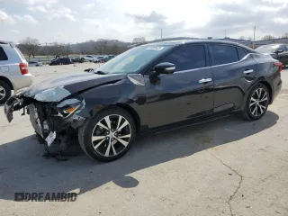 2017 Nissan Maxima Platinum with VIN 1N4AA6AP7HC384262, listed as a Copart auction lot 49303425 with 39,313 mi miles and Salvage title. Bid and sale history available at DreamBid. Image 1.