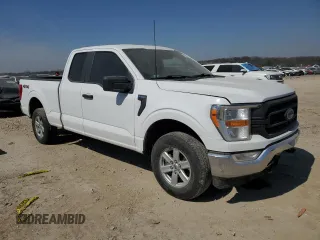 2022 Ford F-150 XL with VIN 1FTEX1EB6NKE84205, listed as a Copart auction lot 48935055 with 43,189 mi miles and Salvage title. Bid and sale history available at DreamBid. Image 4.