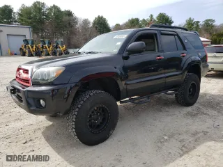2007 Toyota 4Runner SR5 with VIN JTEBU14R670115851, listed as a Copart auction lot 52053865 with 261,906 mi miles and Clean Title. Bid and sale history available at carsss.com. Image 1.