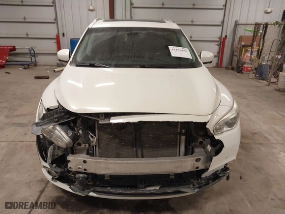 2013 Infiniti JX35 with VIN 5N1AL0MM9DC317221, listed as a IAAI auction lot 41156586 with NaN miles. Bid and sale history available at carsss.com. Image 12.