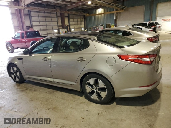 2012 Kia Optima Hybrid with VIN KNAGM4AD3C5027127, listed as a Copart auction lot 51850575 with 168,861 mi miles and Clean Title. Bid and sale history available at carsss.com. Image 2.