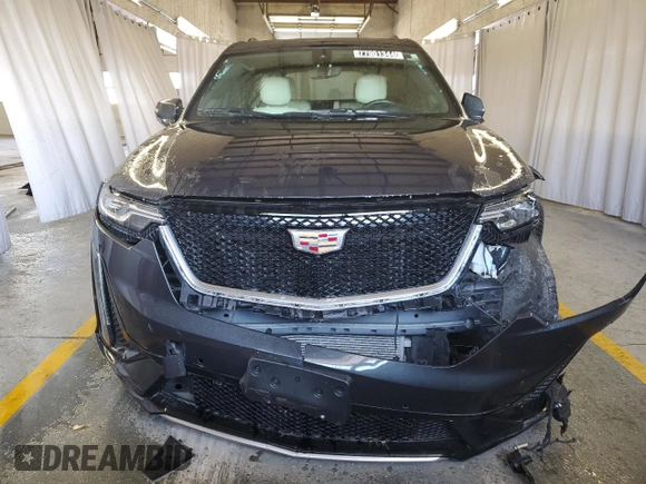 2022 Cadillac XT6 Sport with VIN 1GYKPGRS3NZ178080, listed as a Copart auction lot 77901344 with 35,221 mi miles and Clean Title. Bid and sale history available at carsss.com. Image 5.