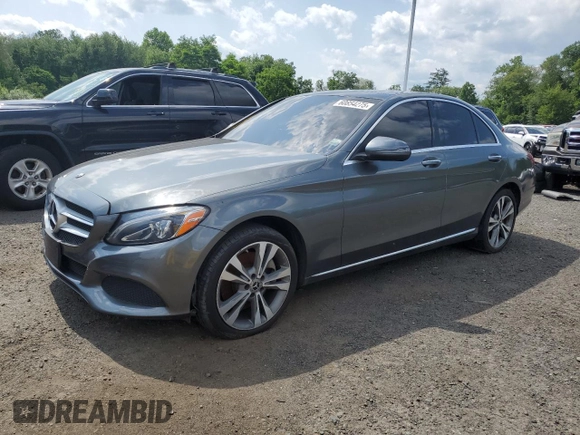 2018 Mercedes-Benz C 300 z VIN WDDWF4KB7JR331370, wystawiony jako Copart lot #60854275 z przebiegiem 103 990 mil mil oraz Czysty tytuł • Clean title. Historia ofert i sprzedaży dostępna na DreamBid. Obrazek 1.