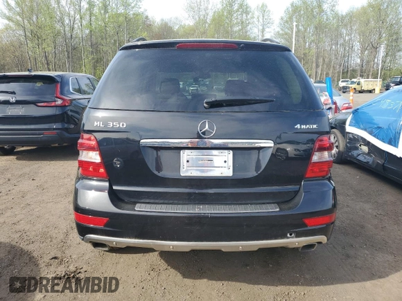 2009 Mercedes-Benz M 350 with VIN 4JGBB86EX9A460676, listed as a Copart auction lot 55289605 with 219,085 mi miles and Clean Title. Bid and sale history available at carsss.com. Image 6.