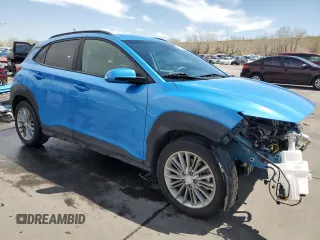 2020 Hyundai Kona SEL with VIN KM8K2CAA7LU514853, listed as a Copart auction lot 53077785 with 68,977 mi miles and Salvage Title. Bid and sale history available at DreamBid. Image 4.