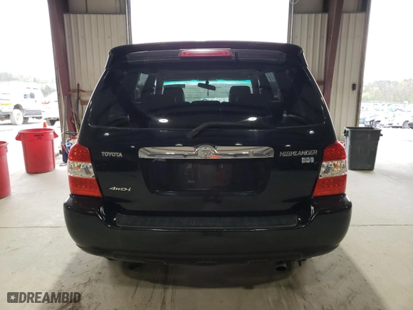 2006 Toyota Highlander Hybrid with VIN JTEEW21A260024618, listed as a Copart auction lot 54073035 with 237,496 mi miles and Clean Title. Bid and sale history available at carsss.com. Image 6.