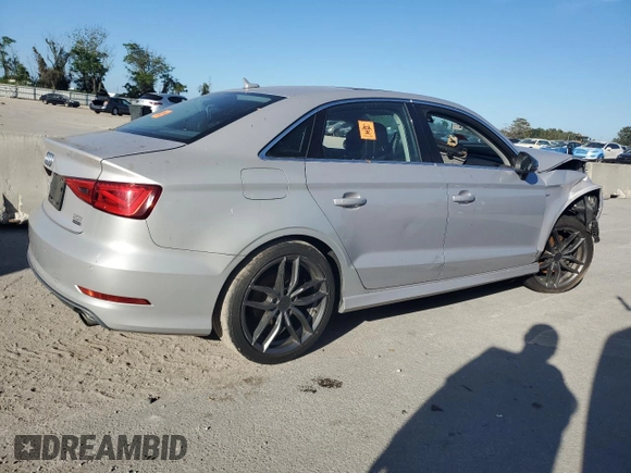 2015 Audi A3 2.0T Prestige with VIN WAUKFGFF7F1121894, listed as a Copart auction lot 76058414 with 88,205 mi miles and Salvage Title. Bid and sale history available at carsss.com. Image 3.