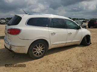 2014 Buick Enclave Leather with VIN 5GAKRBKD5EJ296646, listed as a Copart auction lot 54854175 with 154,345 mi miles and Salvage Title. Bid and sale history available at DreamBid. Image 3.