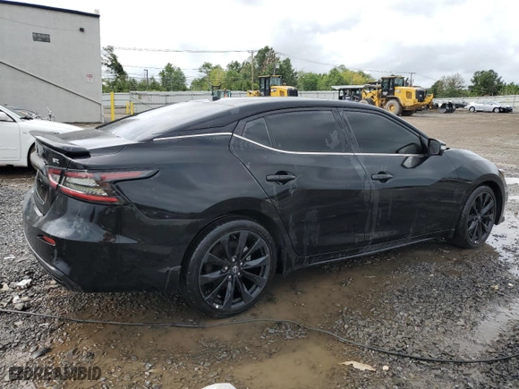 2023 Nissan Maxima SR with VIN 1N4AA6EV8PC506487, listed as a Copart auction lot 66585654 with 770 mi miles and Salvage Title. Bid and sale history available at carsss.com. Image 3.