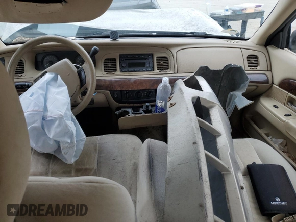 2008 Mercury Grand Marquis GS with VIN 2MEFM74V58X618701, listed as a Copart auction lot 40130954 with 175,433 mi miles and Salvage Title. Bid and sale history available at DreamBid. Image 8.