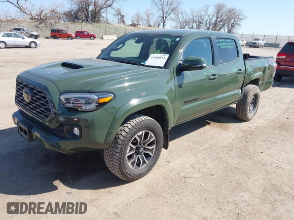2022 Toyota Tacoma SR with VIN 3TMCZ5AN0NM470396, listed as a IAAI auction lot 41909515 with 35,997 mi miles and . Bid and sale history available at DreamBid. Image 18.
