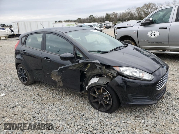 2018 Ford Fiesta SE with VIN 3FADP4EJ9JM105808, listed as a Copart auction lot 87927755 with 104,055 mi miles and Salvage Title. Bid and sale history available at DreamBid. Image 4.