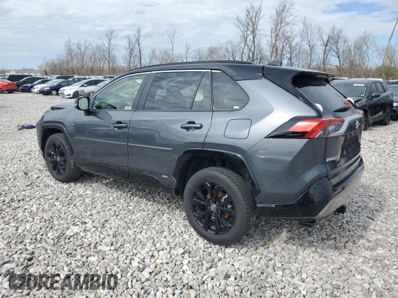 2024 Toyota RAV4 Hybrid XSE with VIN JTME6RFV8RD553156, listed as a Copart auction lot 50163185 with 10,559 mi miles and Salvage Title. Bid and sale history available at carsss.com. Image 2.