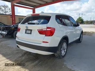 2014 BMW X3 xDrive28i with VIN 5UXWX9C57E0D26565, listed as a IAAI auction lot 42173843 with 110,266 mi miles and . Bid and sale history available at DreamBid. Image 4.